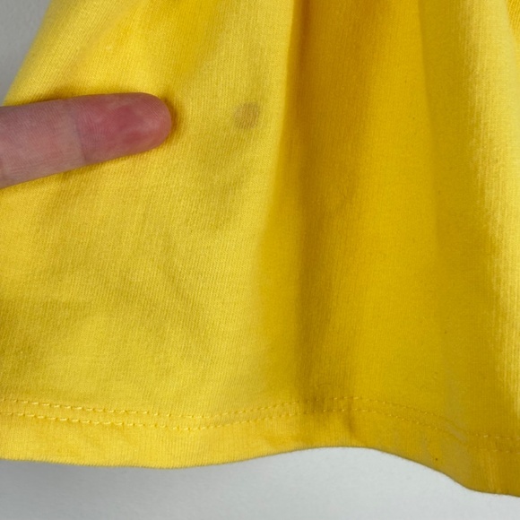 Disney Winnie the Pooh Overall Dress 6M Embroidery Pinafore Cross Back Halloween - Picture 5 of 10